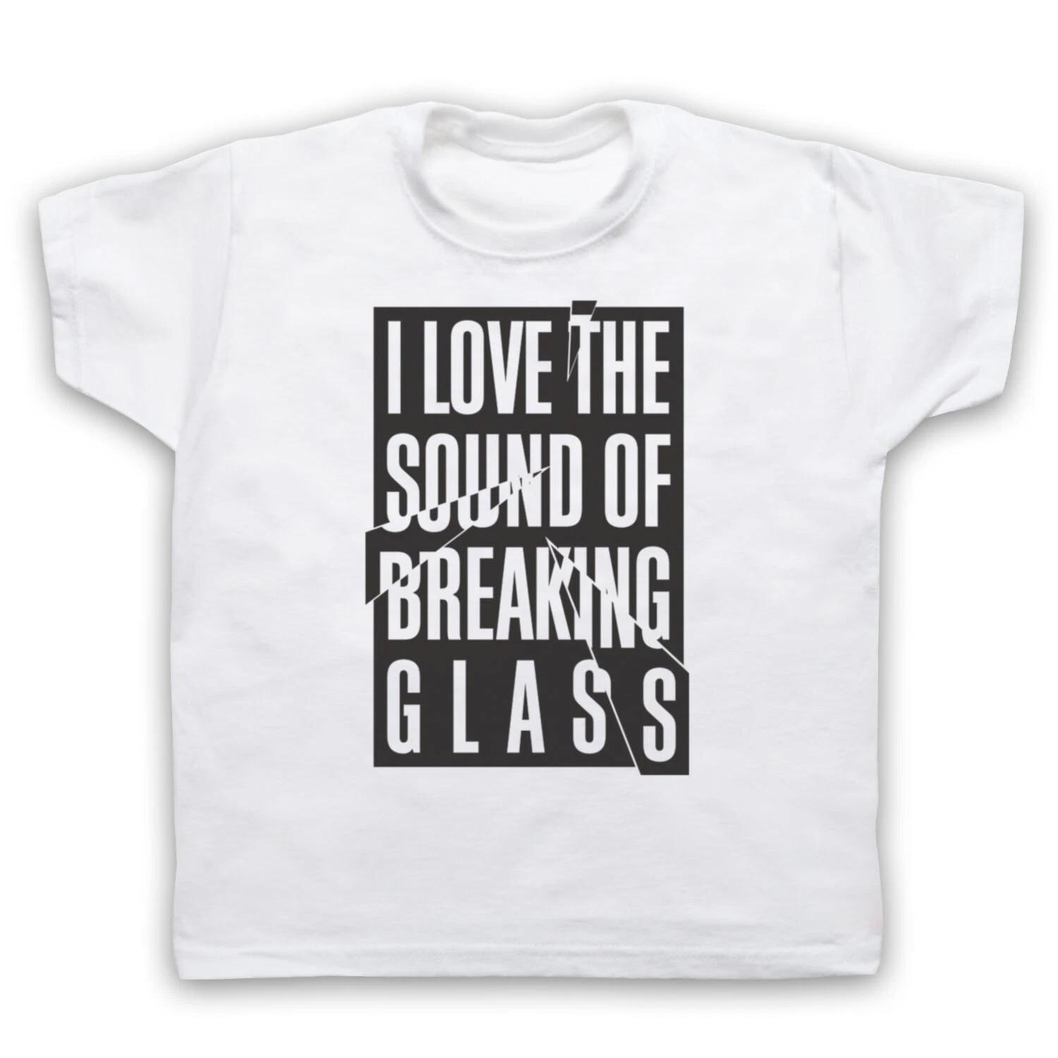 BREAKING GLASS UNOFFICIAL NICK LOWE LOVE THE SOUND ROCK KIDS CHILDS T-shirt 160
