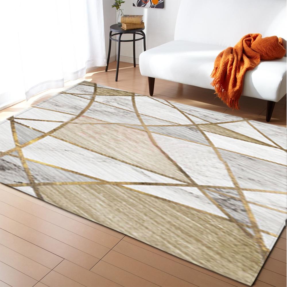 Geometric Shaped Floor Mat Bedroom Dining Room Carpet Carpet Doormat