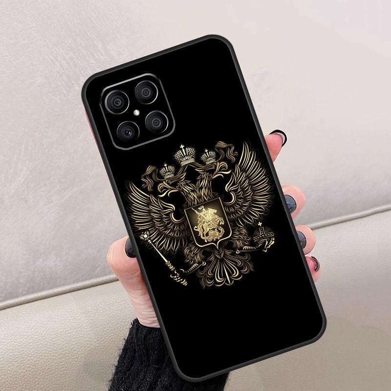 Russia Russian Coat Of Arms Case For Honor Magic 6 5 7 Pro Cover For Honor 400 Lite 200 50 70 90 X9 X8a X8b X9a X9b X9c