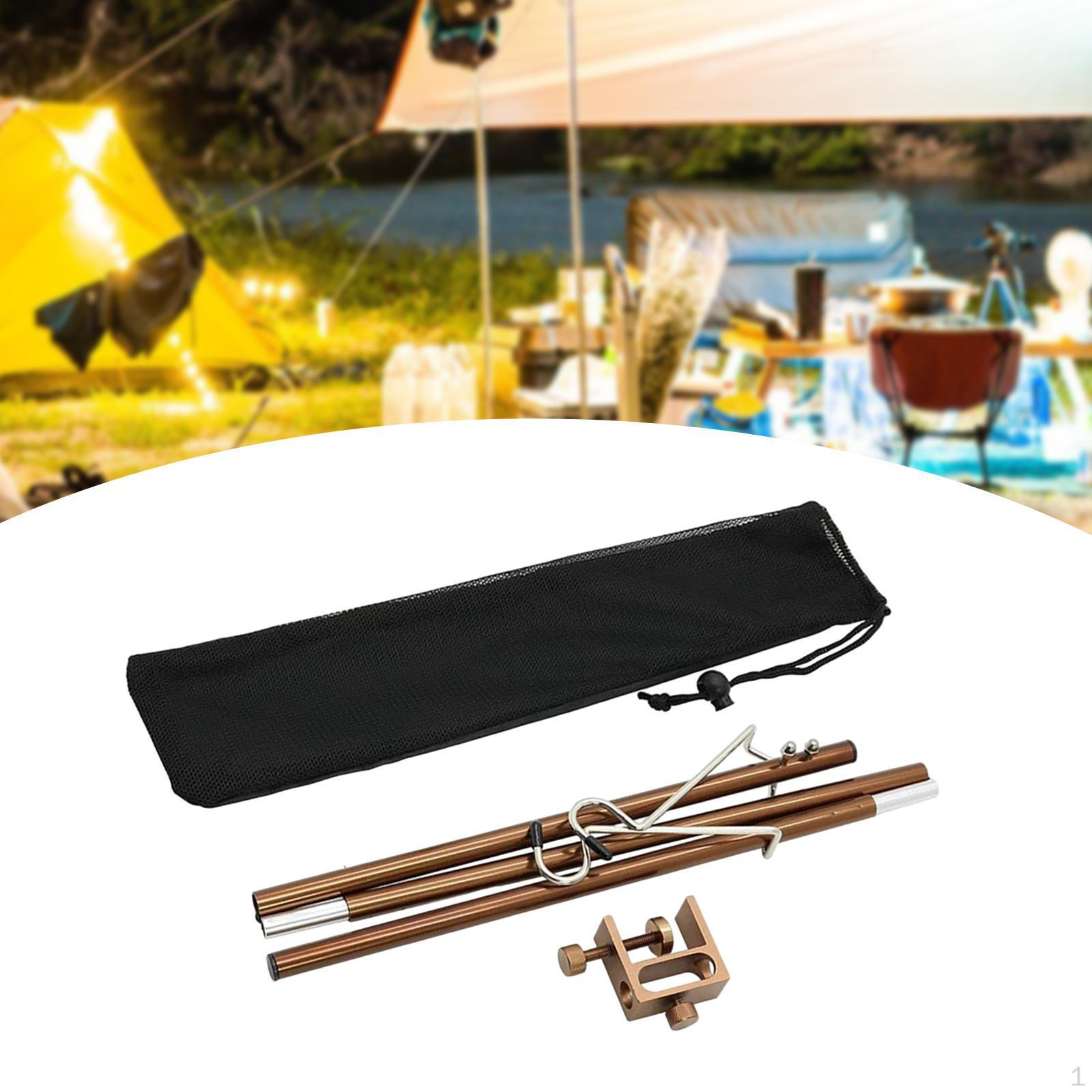 

Кемпинговый фонарь, подставка, складная лампа, подвесные столбы, вешалка для столбов для улицы коричневый