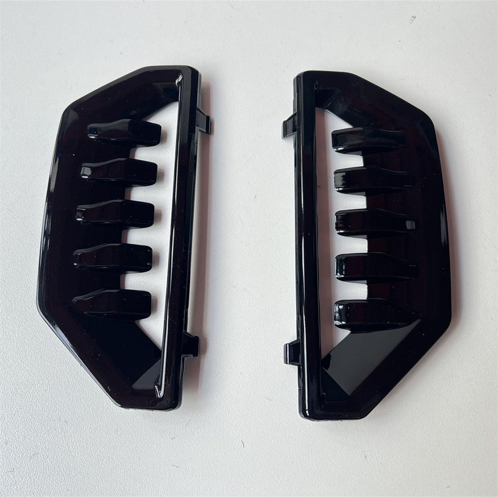 For 22-24 GMC Sierra 1500 Front Bumper Face Bar Grilles LH+RH 84869627, 84869628