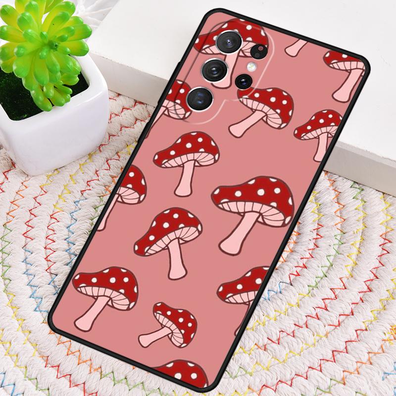 Psychedelic Mushrooms Florals Phone Case For Samsung Galaxy Note 10 Pro S26 S25 S24 S23 S22 Ultra Plus S21 FE S20 Cover