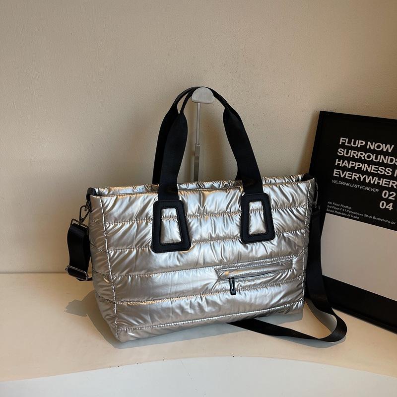Fashion Women'S Bags Versatile Cotton Clothing Bags Portable Shoulder Bags Large Capacity Soft Bags Casual Messenger Bags