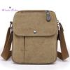Bolso bandolera informal de viaje multifunción de lona vintage para hombre