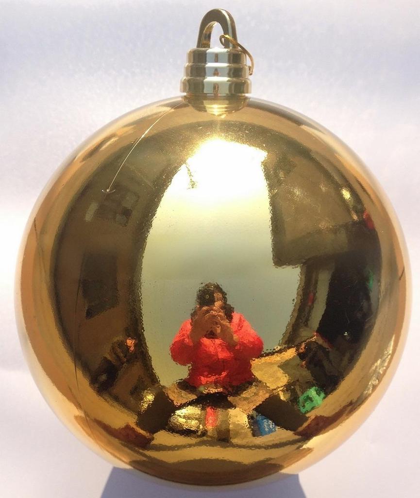 Luxury Colorful Plastic 40CM Large Christmas Ball & Tree Ornaments Pendant Round Christmas Decorations Balls