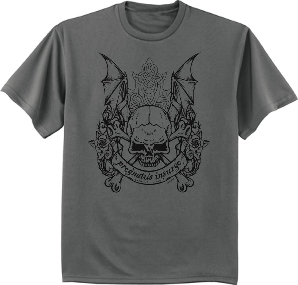 Bat Wings Skull T-shirt Mens Graphic Tee Clothing Apparel S разноцветный
