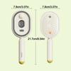 2026 Electric Steaming Hair Straightener Brush Electric Spray Air Cushion Massage Hair Brush Rechargeable Detangling Steam Brush