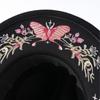 Bohemian Costume Cosplay Cap Butterfly Topper Hat Fashion Western Cowboy Jazz Hat  Travel
