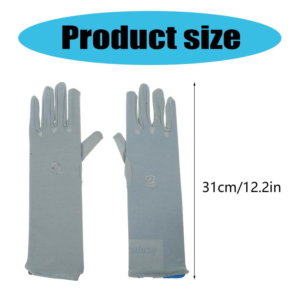 Elastic Stretchy Gloves for Arab Women Sun Protective Arm Sleeves Ethnic Gloves Islamic Accessories Casual Wear Gloves