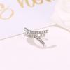 Female Girls Temperament Geometric Non Pierced Ear Cuff Cross Clip Earrings Crystal Ear Clips Women