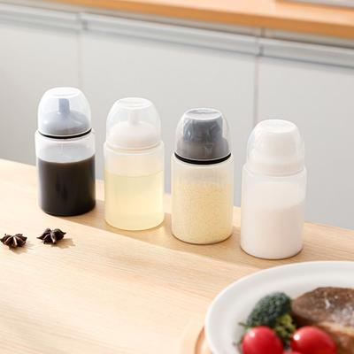 Tapa Medidora Mini Botella de Salsa Dispensadores Portátiles Botella Rellenable para Salsa y Ensalada Herramienta de Cocina Botella para Condimentos