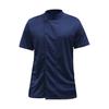 Unisex Chef Shirt Kitchen Single-breasted Short Sleeve Stand Collar Stain-resistant Loose Kitchen Bakery Restaurant Canteen Waiter Top Cook Uniform