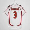 Großhandel Vintage Barcelona Real Madrid Paris AC Santos Spanien Messi Rokaka Ronaldo Trikot