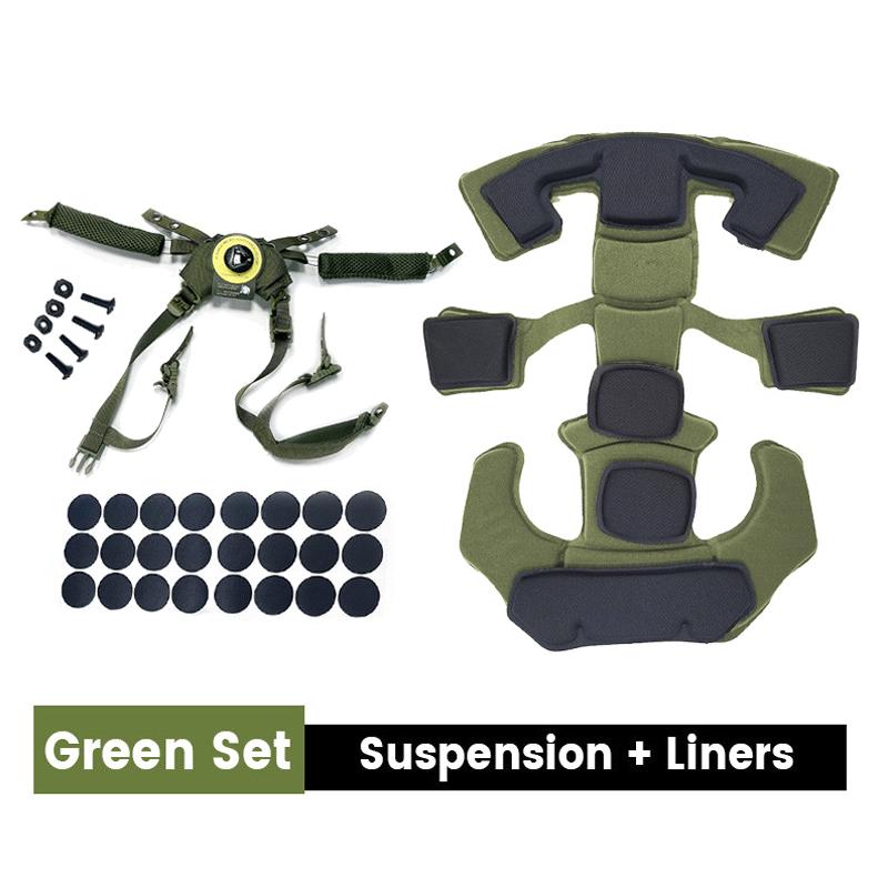 Helmet Hanging System Suspension Lanyard Chin Strap Adjustable Head Locking Buckle For Fast Mich Airsoft Helmet Accessories