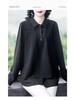 Spring Casual Plus-Size Two-Piece Shirt - Light Mature Style with Turn-Down Collar for Women