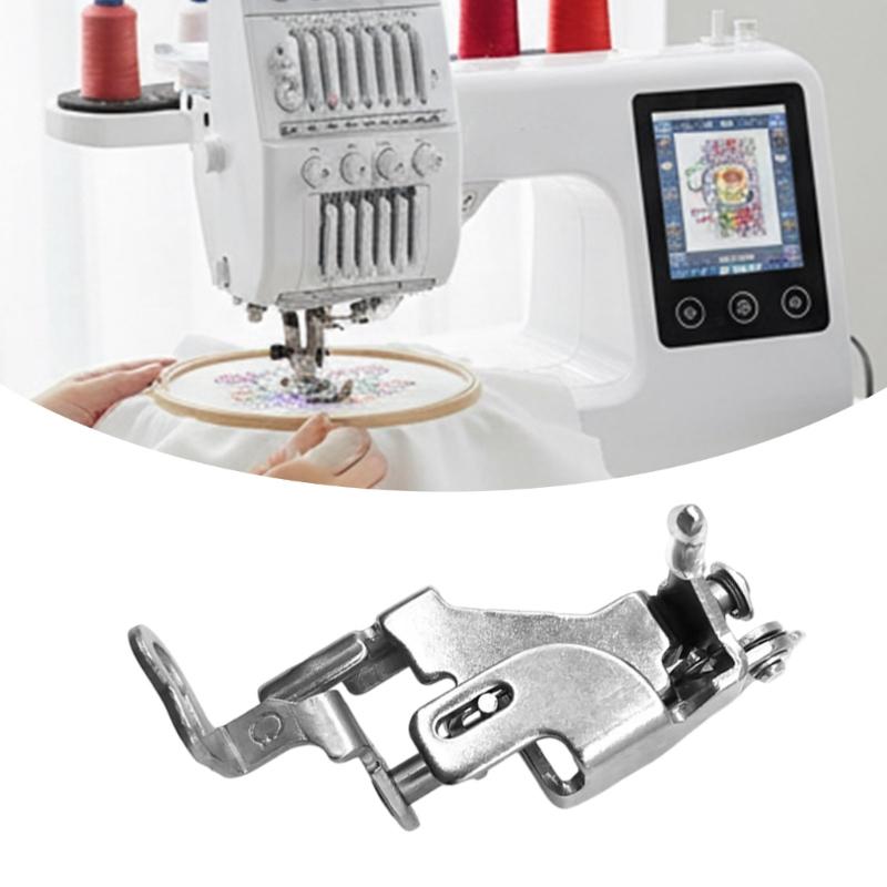Long Sewing Machine Presser Foot High Accuracy Quilting Attachment Solid Metal Builds Expert Crafting Tool