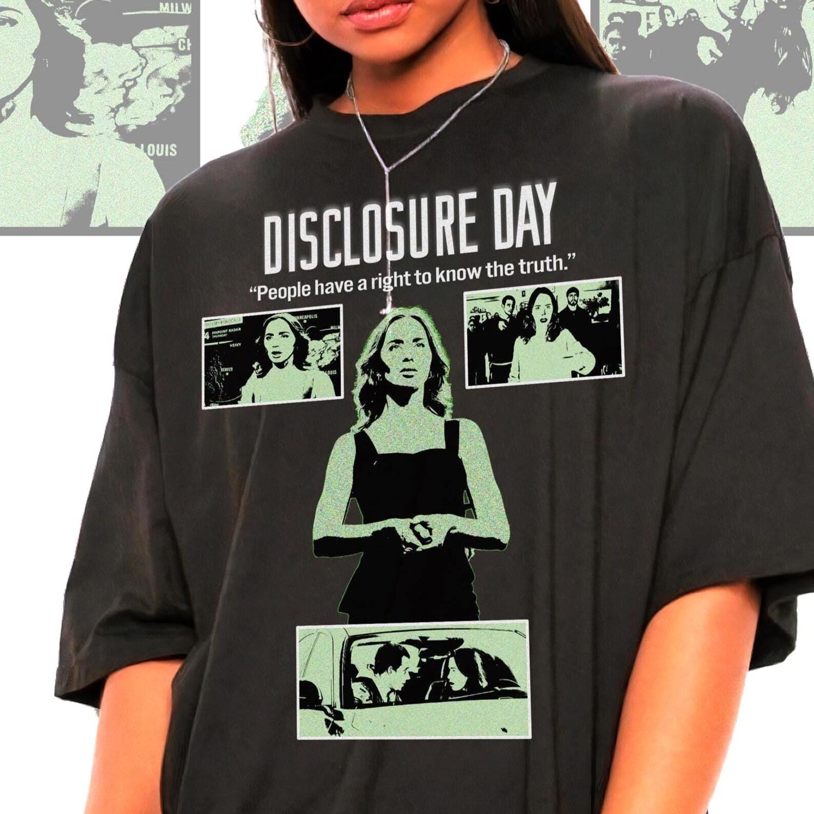 Disclosure Day Movie Shirt - Emily Blunt Tshirt,Josh Oconnor Tshirt,Steven Spielberg S