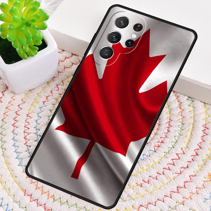 Canada Canadian Flag Soft Phone Case for Samsung Galaxy Note 10 Pro S26 Ultra S23 S24 FE S25 S21 S22 PLUS Shockproof Cove