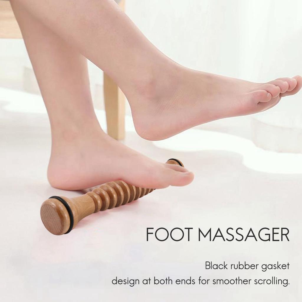 Dovhmoh Ballet Foot Massager, Instep Shaper, Foot Roller, Wooden Foot Roller, Relaxation Decompressor, Solid