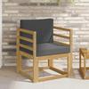 2 Piece Outdoor Sofa Set Polyester White and Anthracite