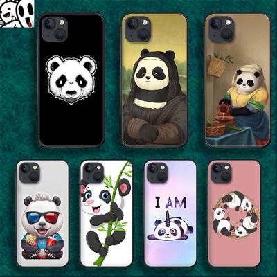 Süße Panda Handyhülle für iPhone Samsung Galaxy Redmi Xiaomi Oppo OnePlus Note SA 7 8 9 10 11 12 13 14 20 21 22 23 53 54 Pro Max Plus Ultra TPU Soft