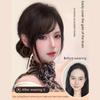Synthetic Slanted Air Bangs Hairpiece Mini Fake Bangs Natural Invisible Hairpiece Extension For Girls Styling Accessories