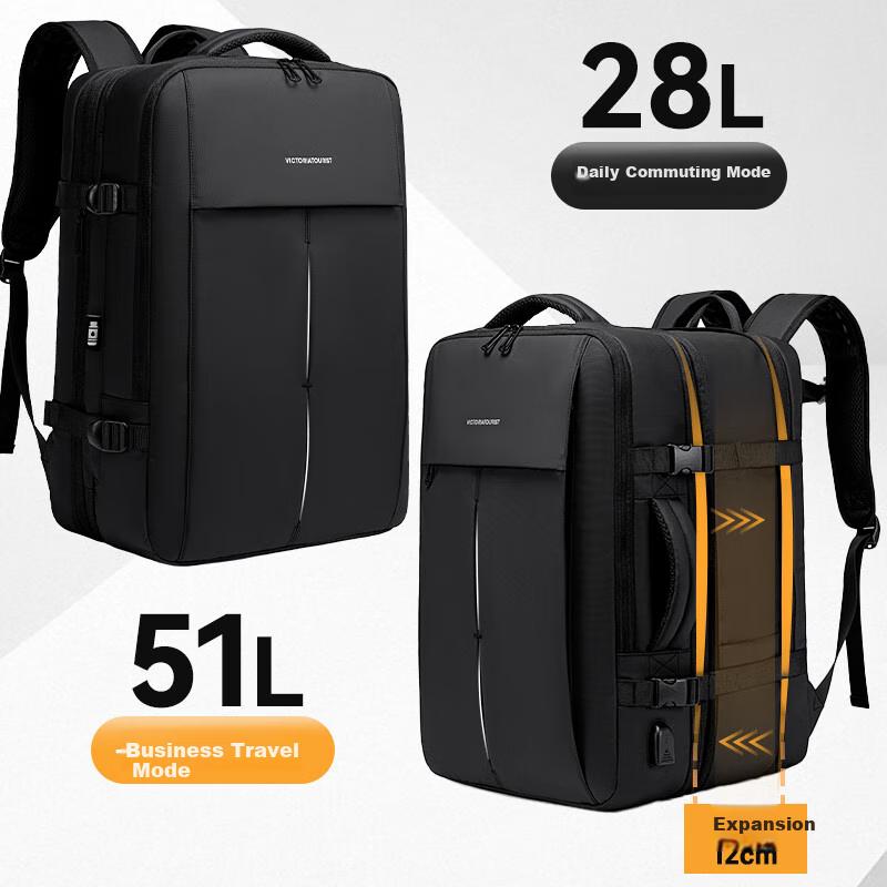 Laptop Backpack, Business Light Luxury Travel Bag, Large Capacity for Business Trips, Compatible with ROG, Lenovo, ASUS, 18-Inch Backpack