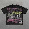 Harajuku Letter Graphic T Shirts Y2k Tops Men Women High Street Oversized T Shirt Pro Choice Streetwear Unisex Baggy Tshirt