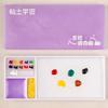 Caneta de Pintura à Base de Água Revestida com Coloração Acrílica Caixa Hidratante DIY Caixa de Paleta de Pintura Decorativa para Modelagem de Rosto de Boneca de Argila