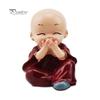 4Pcs Car Cute Cartoon Miniature Monks Micro Landscape
