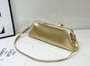 Borsa a Spalla Donna Lusso Designer Clip Borse a Mano NUOVA Borsa Baguette Lg Borse a Pochette con Tracolla Rimovibile Portafogli in Pelle Verniciata