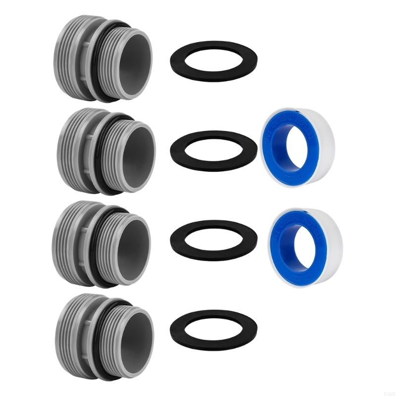 B46E Poolslangset Slangkopplingar Plastmaterial Ersättningsadapter Enkel Anslutning Professionella Slangkopplingar