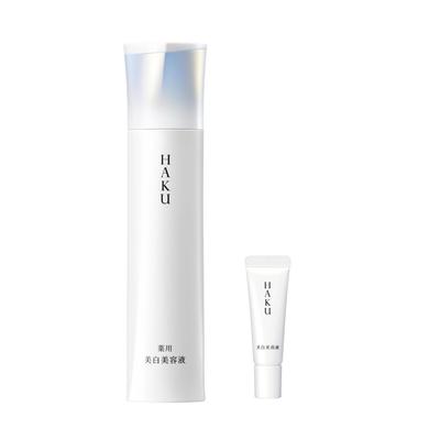 HAKU Melanofocus IV with One Mini Bottle Whitening Shiseido (45g + 6g) [Quasi-drug] Serum, Fragrance-Free, Anti-Blemish,