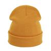 Simple Style Winter Beanies Unisex Solid Color Knit Beanies, Classic Slouchy Skull Cap for Winter, Soft Elastic Casual Warm Headwear Men Women,