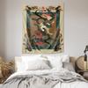 Mysterious Oriental Style Tapestry Rabbit Snake Intertwined Art Pattern Essential Home Decor