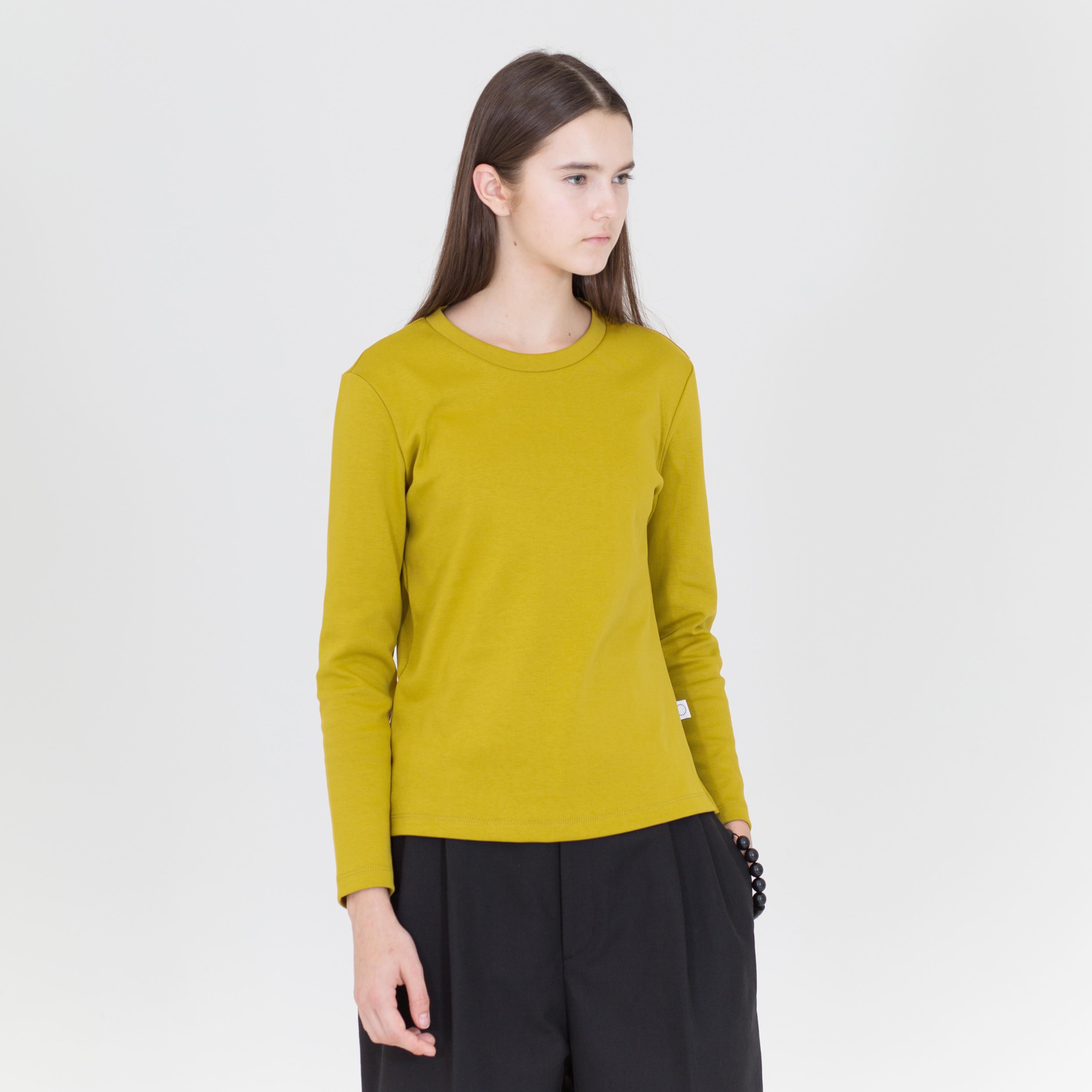 Row To Row Long Sleeve Zen Top (Ginkgo Yellow) Black/Iiii/L