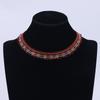 [HF]Hot Antiquity Chinese Style Beads Necklace Hanfu Accessories Ethnic Style Horse Face Skirt Decorative Jewelry Gift