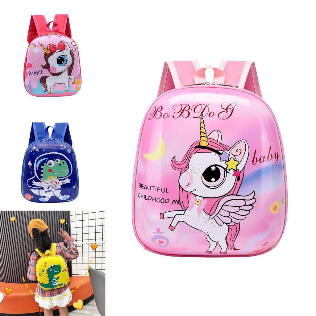 Childrens Pvc School Backpack With Animal Print And Breathable Construction For Classroom Learning