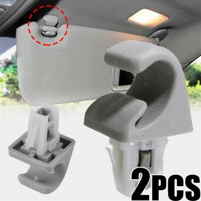 2X Sun Visor Hook Clip Bracket For Toyota Camry Corolla Prius Solara Highlander