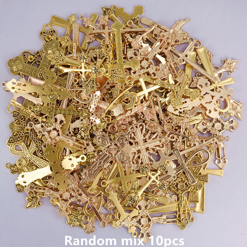 Random Mix Vintage Metal Big Key Charms Pendants For Jewelry Making Supplies DIY Handmade Keychain Decoration 10/20/30pcs Charm