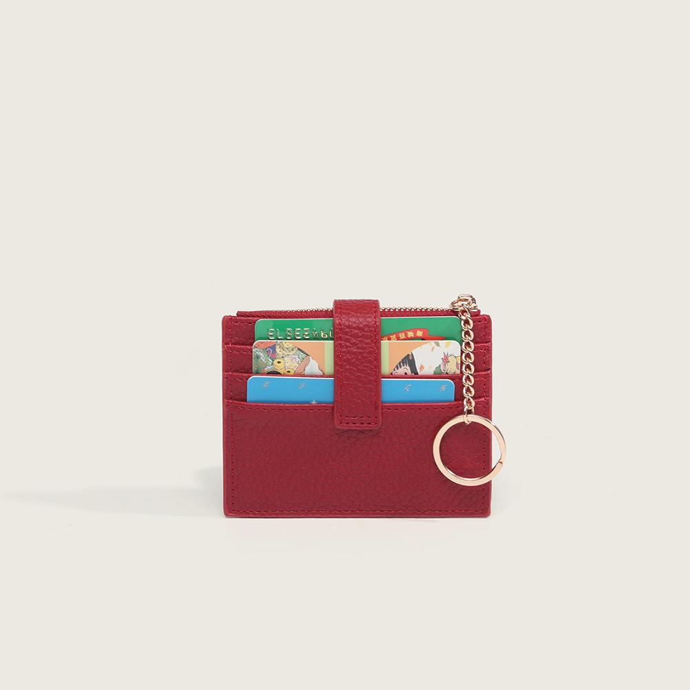 Kartenhalter Damen Geldbörse Studentin Ausweishalter Diebstahlschutz PU Kartenetui Niedliches Münzfach Mini Integriertes High-End Gefühl