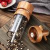Manual Acacia Wood Pepper Grinder Cross-head Spice Bottle Pepper Mill  Kitchen Seasoning Tool