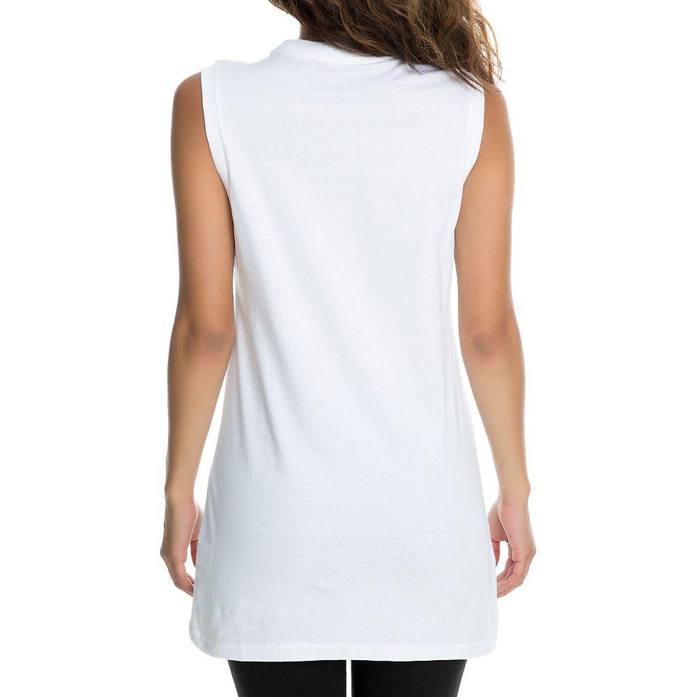 FILA Sesto Brand Logo Comfortable Knitted Sleeveless T-Shirt Unisex Tops SSVIW002-100