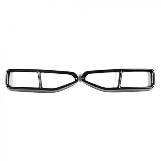 Tail Muffler Exhaust Pipe Output Cover Trim For BMW 7 Series G11 G12 -