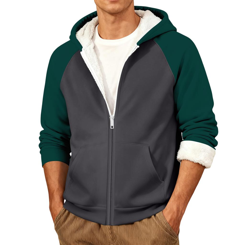 Men's Casual Warm Hooded Jacket
