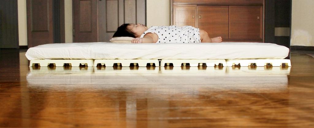 Chopla Kogyo Air Sleep Baby Slatted 70 X 120 for Made of Resin Bed, Yellow, Cm, 782627, 0-24 Months,