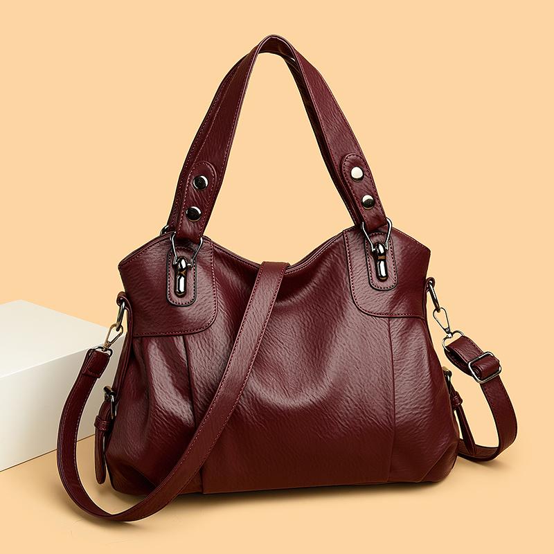 

Подлинный бренд Высокое качество ПУ кожа Повседневная сумка-тоут Роскошные сумки Женская сумка 2025 Дизайнерские сумки через плечо с верхней ручкой для женщин Sac 32cm 11cm 25cm красный