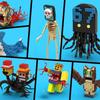 Set Nou de Cuburi de Construit Personaje Jocuri Horror, Jucării Cuburi Figurine Monștri pentru Copii și Fani, Cadouri Colectabile Unice