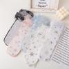 Women's Trendy Japanese Mesh Silk Mid-Calf Socks - Cute, Thin, and Breathable for Spring/Summer