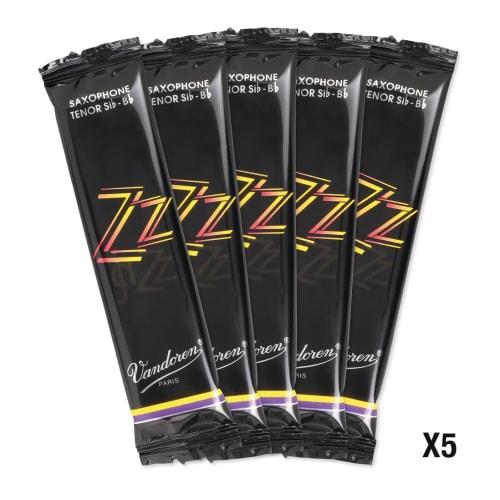 Vandoren ZZ Tenor Saxophone Reeds, Hardness: 2-1/2 (Pack of 5)